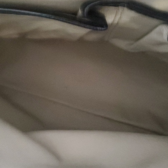 Vtg Tory burch black leather top handle shoulder bag - Picture 13 of 17